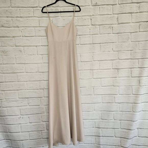 Show Me Your Mumu Women's Faith Maxi Dress Medium Show me the ring crisp - Picture 1 of 13